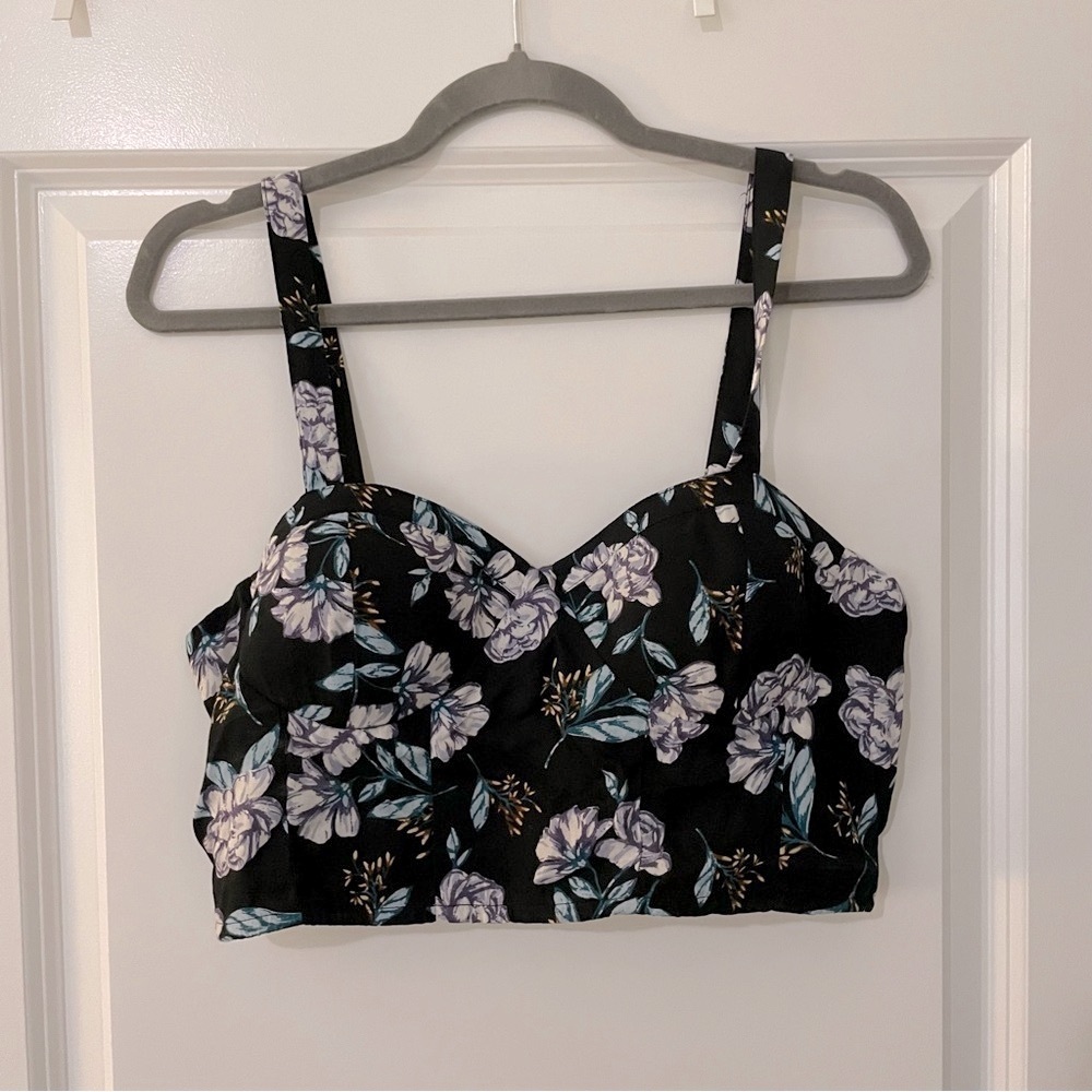Floral Corset/Balconette Top